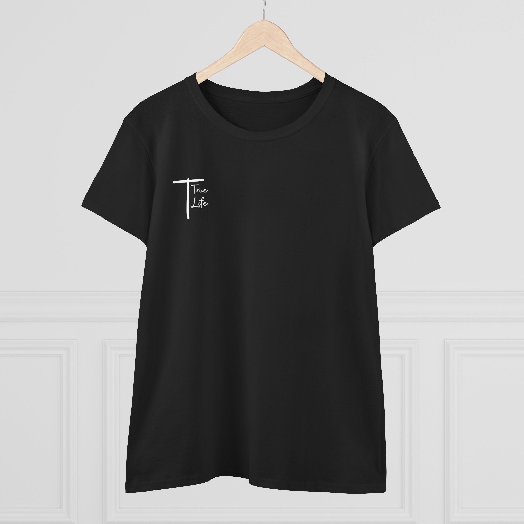 Women's White True Life Cotton T-Shirt