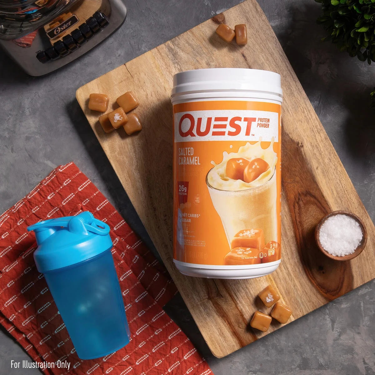Quest Protein Powder, Salted Caramel, 26G Protein, 1.6 Lb, 25.6 Oz