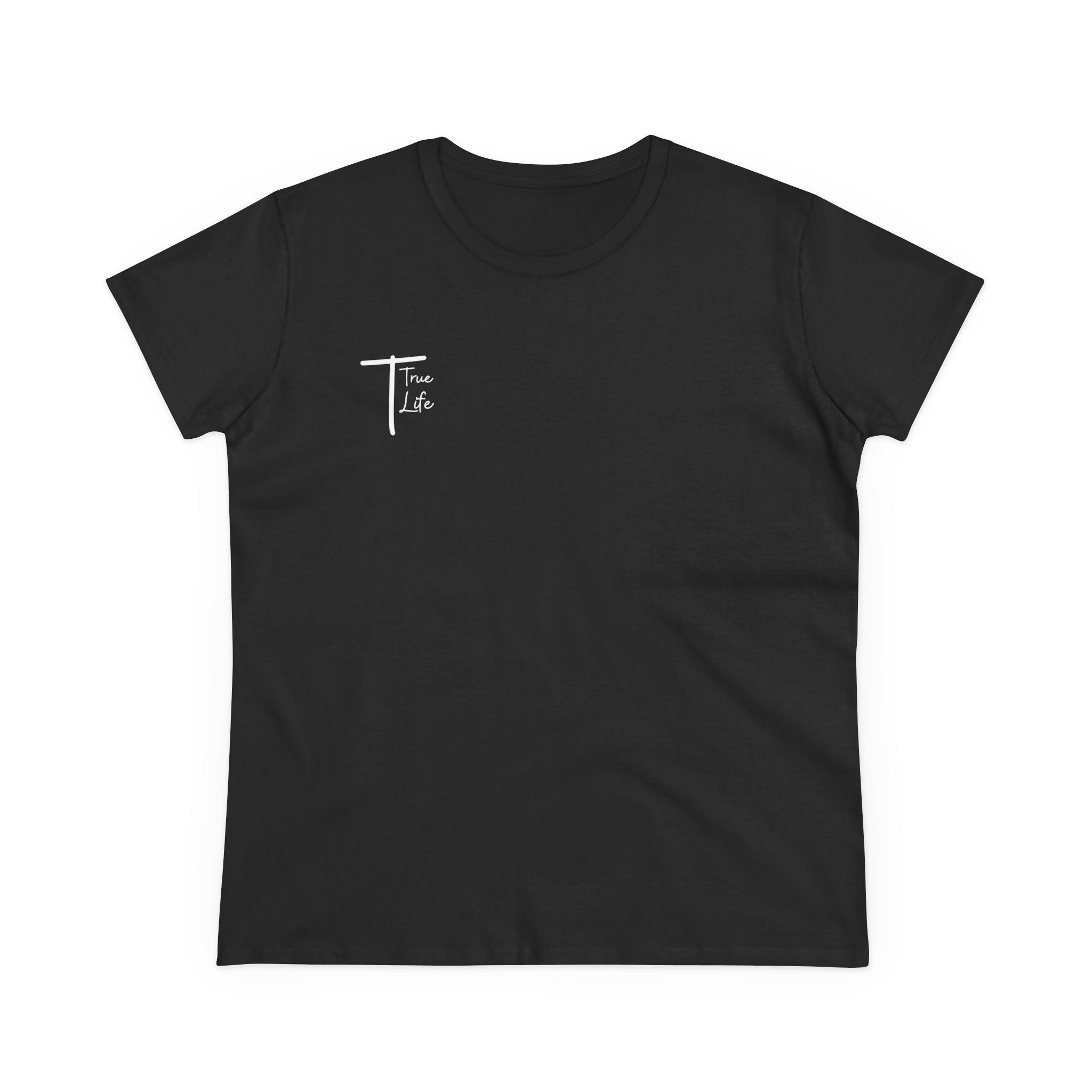 Women's White True Life Cotton T-Shirt